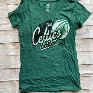 Adidas Celtics v-neck women’s size medium